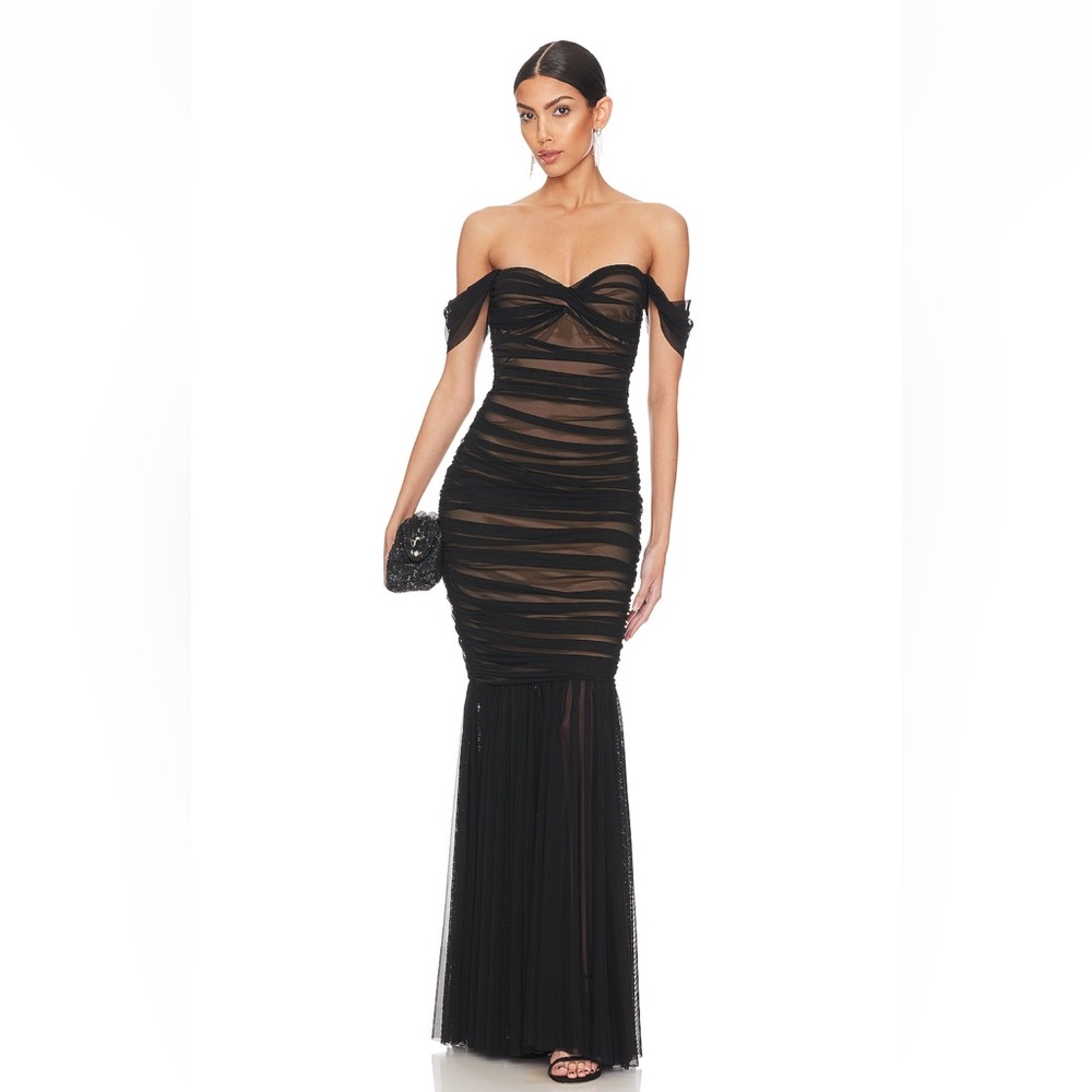 Norma Kamali Black Strapless Gown. Worn once.
